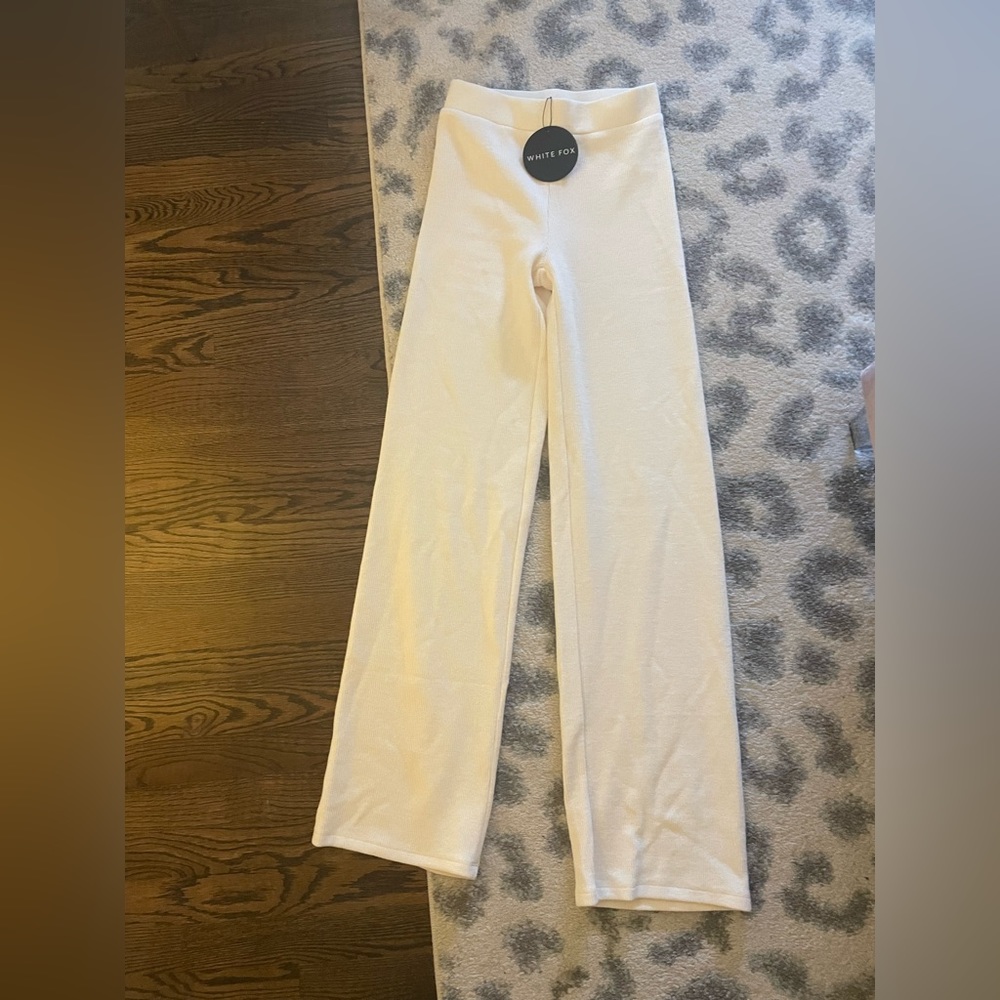 Wild fox ribbed pants